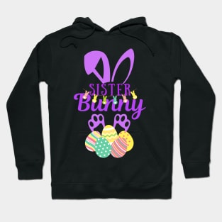 Sister Bunny Happy Easter Bunny Hoodie